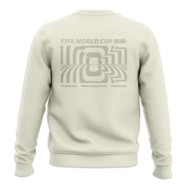 Scotland football Jerseys 2026 World Cup Amplified Cream Crew Sweatshirt – Unisex Collection – Official Soccer Apparel