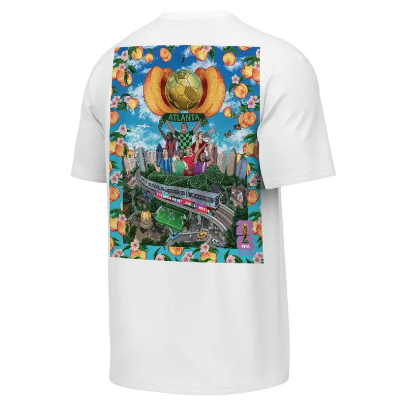 Scotland football Jerseys 2026 World Cup Atlanta Poster White T-Shirt – Unisex Collection – Official Soccer Apparel