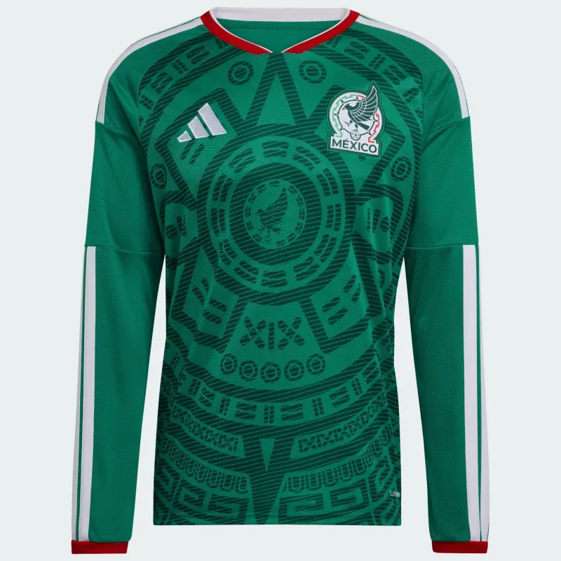 Scotland football Jerseys adidas Mexico 2026 Home Long Sleeve Jersey – Men’s Collection – Official Soccer Apparel