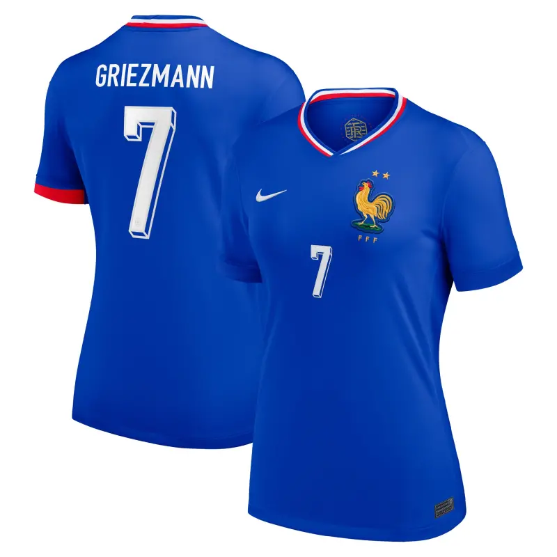 Scotland football Jerseys Antoine Griezmann France National Team Nike Women’s 2024 Home Replica Jersey – Blue Collection – Official Soccer Apparel
