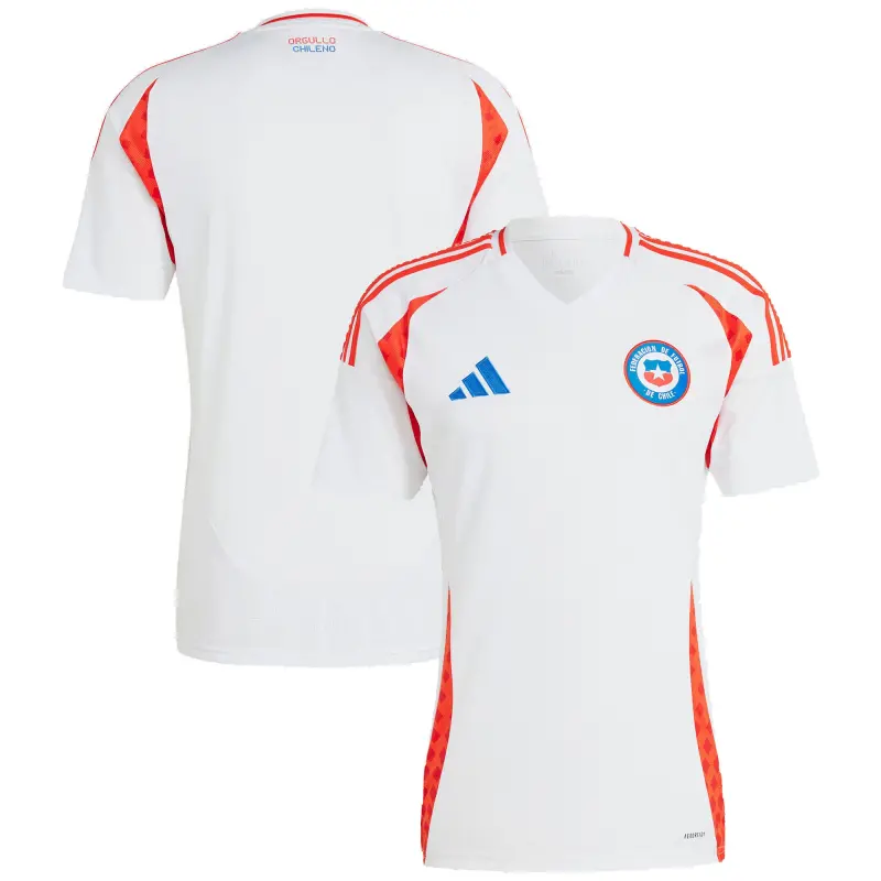 Scotland football Jerseys Chile National Team adidas 2024 Away Replica Jersey – White Collection – Official Soccer Apparel