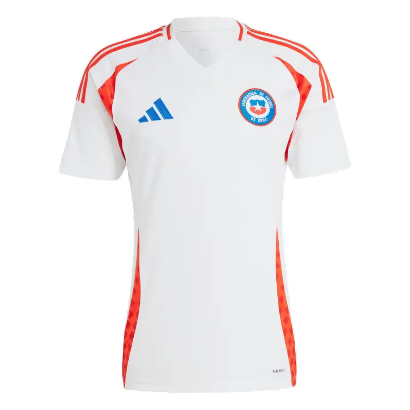 Scotland football Jerseys Chile National Team adidas 2024 Away Replica Jersey – White Collection – Official Soccer Apparel
