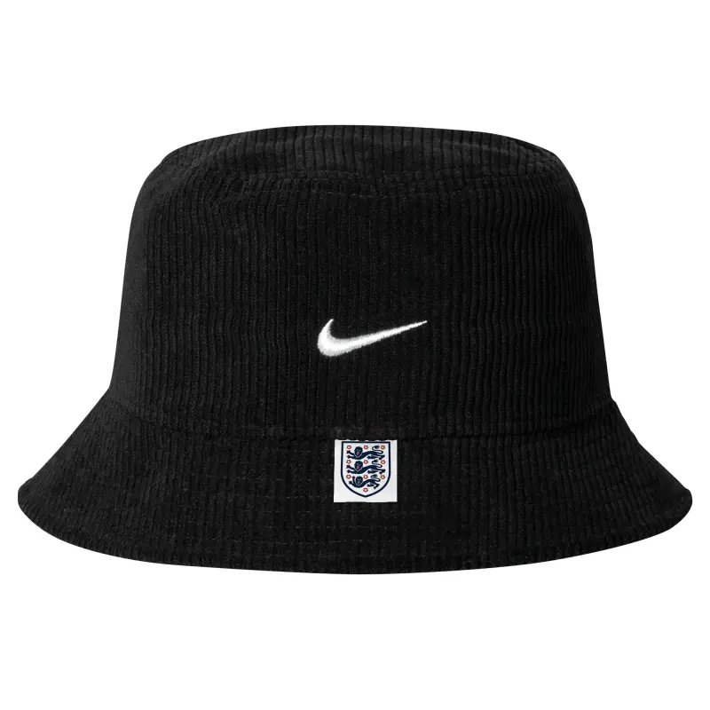 Scotland football Jerseys England National Team Nike Corduroy Bucket Hat – Black Collection – Official Soccer Apparel