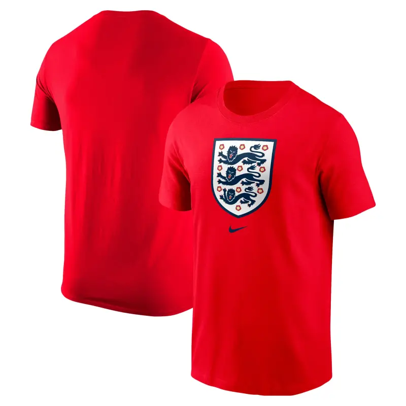 Scotland football Jerseys England National Team Nike Crest Core T-Shirt – Red Collection – Official Soccer Apparel