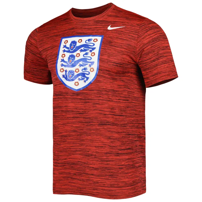 Scotland football Jerseys England National Team Nike Primary Logo Velocity Legend Performance T-Shirt Red Collection – Official Soccer Apparel