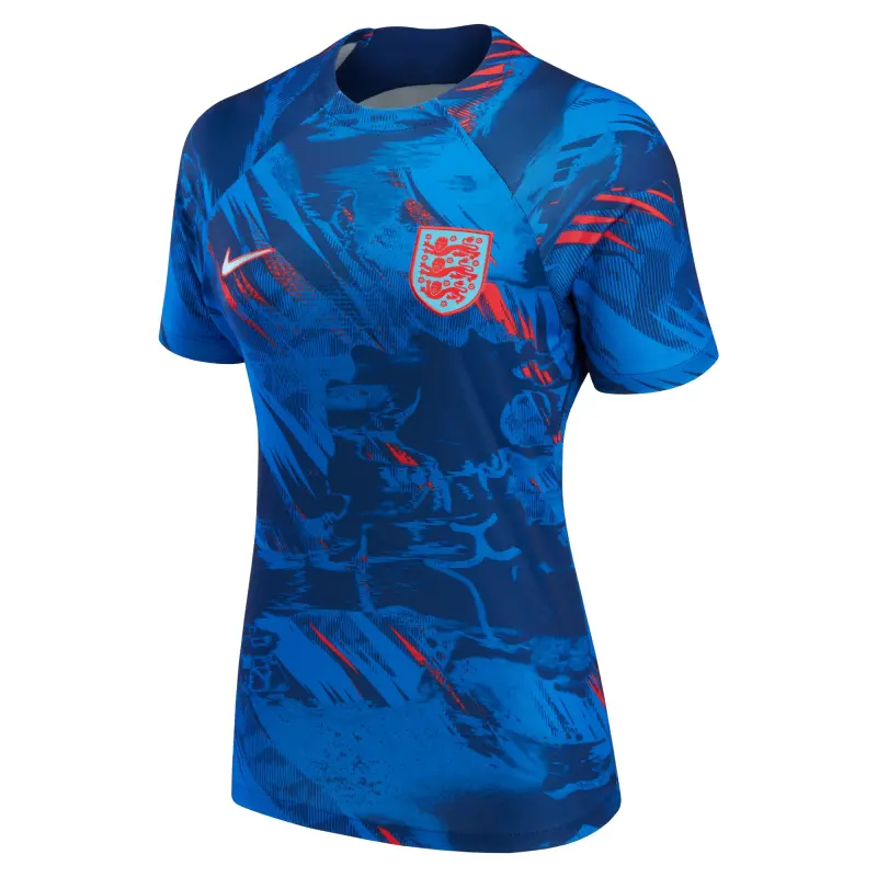 Scotland football Jerseys England National Team Nike Women’s 2022 Pre-Match Top Blue Collection – Official Soccer Apparel
