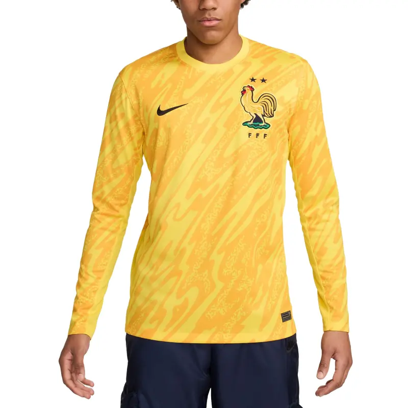 Scotland football Jerseys France National Team Nike 2024 Goalkeeper Replica Stadium Long Sleeve Jersey – Yellow Collection – Official Soccer Apparel