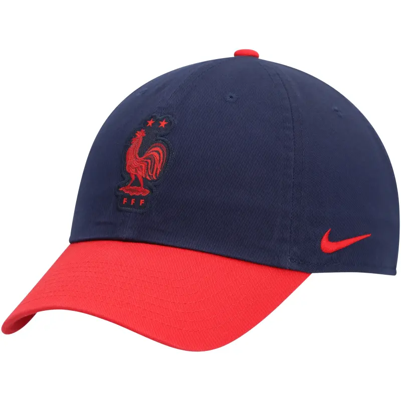 Scotland football Jerseys France National Team Nike Campus Adjustable Hat – Navy/Red Collection – Official Soccer Apparel