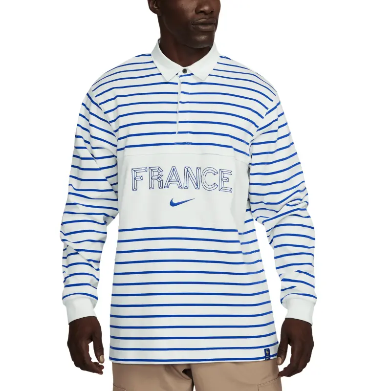 Scotland football Jerseys France National Team Nike Rugby Long Sleeve Top – White Collection – Official Soccer Apparel