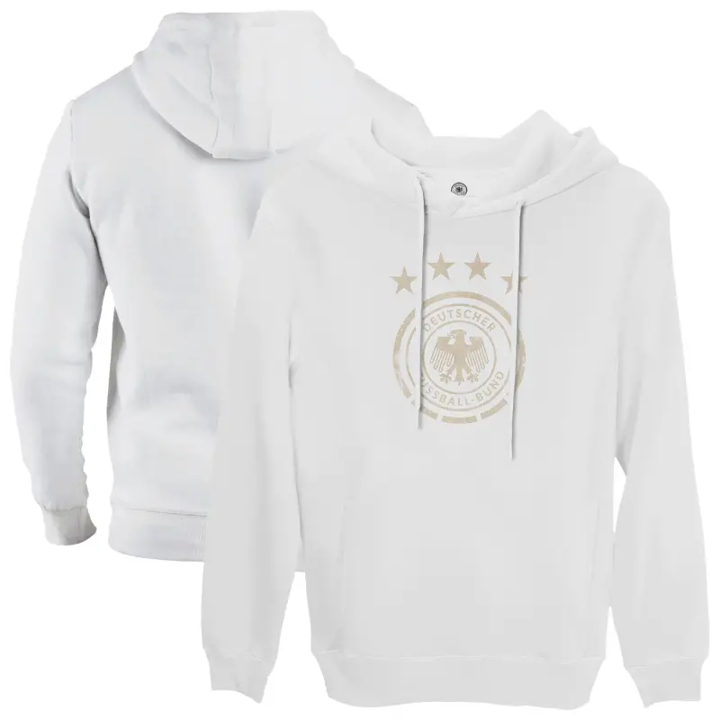 Scotland football Jerseys Germany National Team 1863FC Fleece Pullover Hoodie – White Collection – Official Soccer Apparel