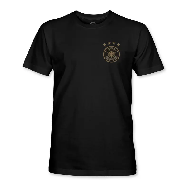 Scotland football Jerseys Germany National Team 1863FC Mono Badge T-Shirt – Black Collection – Official Soccer Apparel
