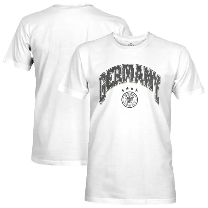 Scotland football Jerseys Germany National Team 1863FC Retro Wordmark T-Shirt – White Collection – Official Soccer Apparel