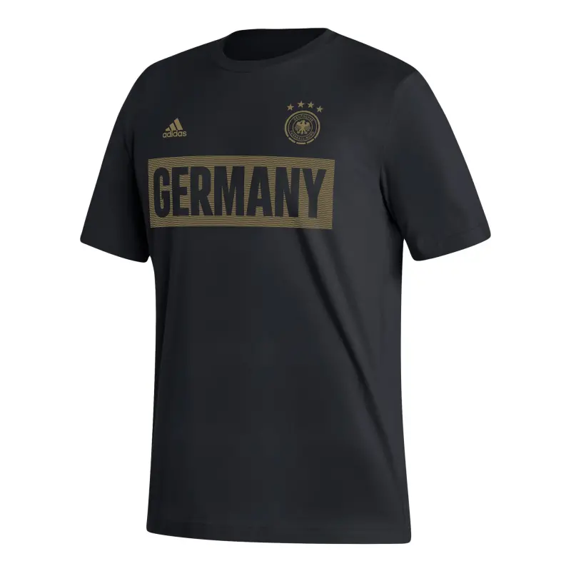 Scotland football Jerseys Germany National Team adidas Culture Bar T-Shirt – Black Collection – Official Soccer Apparel