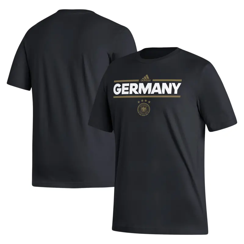 Scotland football Jerseys Germany National Team adidas Dassler T-Shirt – Black Collection – Official Soccer Apparel