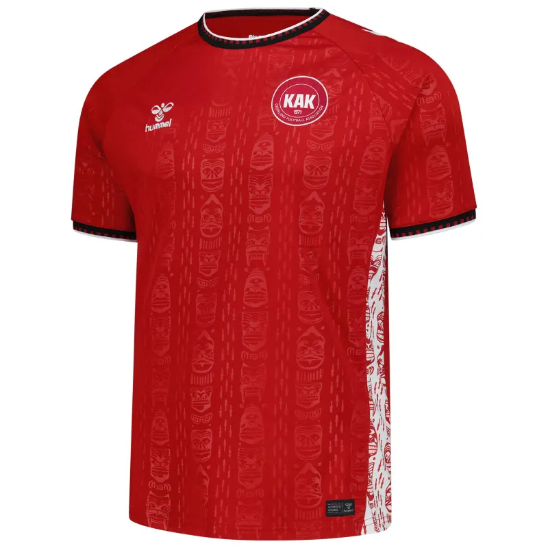 Scotland football Jerseys Greenland National Team Hummel 2025 Home Replica Jersey – Red Collection – Official Soccer Apparel