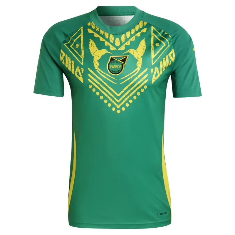 Scotland football Jerseys Jamaica National Team adidas 2024 Pre-Match Top – Green Collection – Official Soccer Apparel