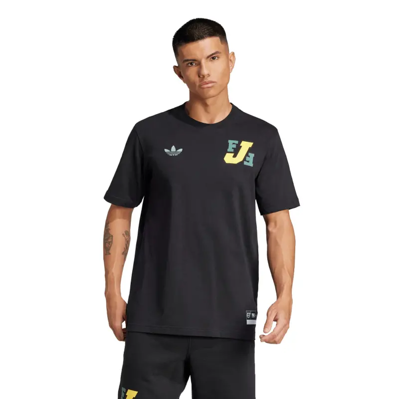 Scotland football Jerseys Jamaica National Team adidas Varsity Pack T-Shirt – Black Collection – Official Soccer Apparel