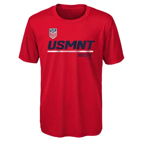 Scotland football Jerseys Junior Outerstuff US MNT Engage Poly Red Tee Collection – Official Soccer Apparel