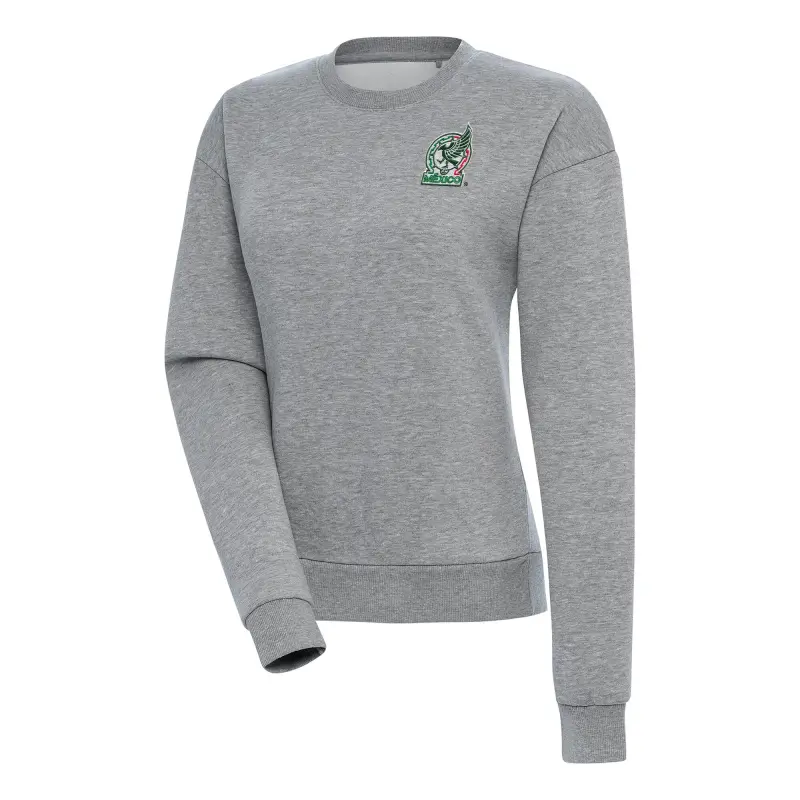 Scotland football Jerseys Mexico National Team Antigua Women’s Takeover Crewneck Pullover Sweatshirt – Heather Gray Collection – Official Soccer Apparel Scotland football Jerseys Mexico National Team Antigua Women’s Takeover Crewneck Pullover Sweatshirt – Heather Gray Collection – Official Soccer Apparel