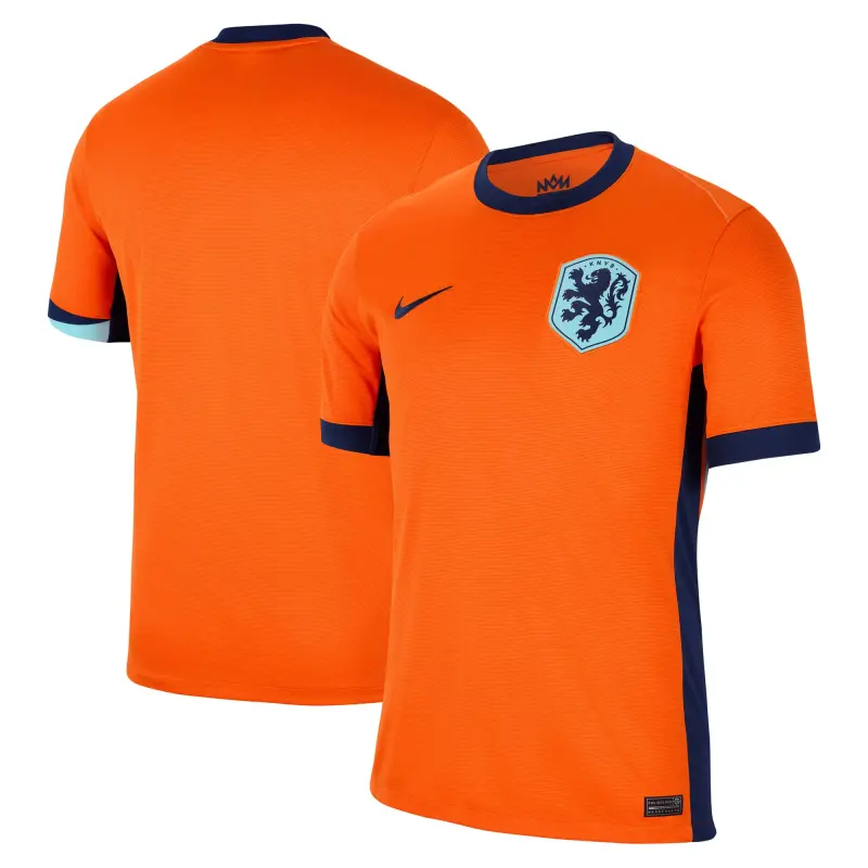 Scotland football Jerseys Netherlands National Team Nike 2024 Home Replica Blank Jersey – Orange Collection – Official Soccer Apparel