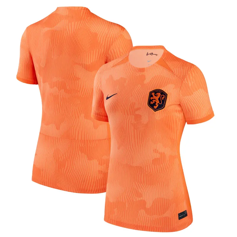 Scotland football Jerseys Netherlands Women’s National Team Nike Women’s 2023 Home Stadium Replica Jersey – Orange Collection – Official Soccer Apparel