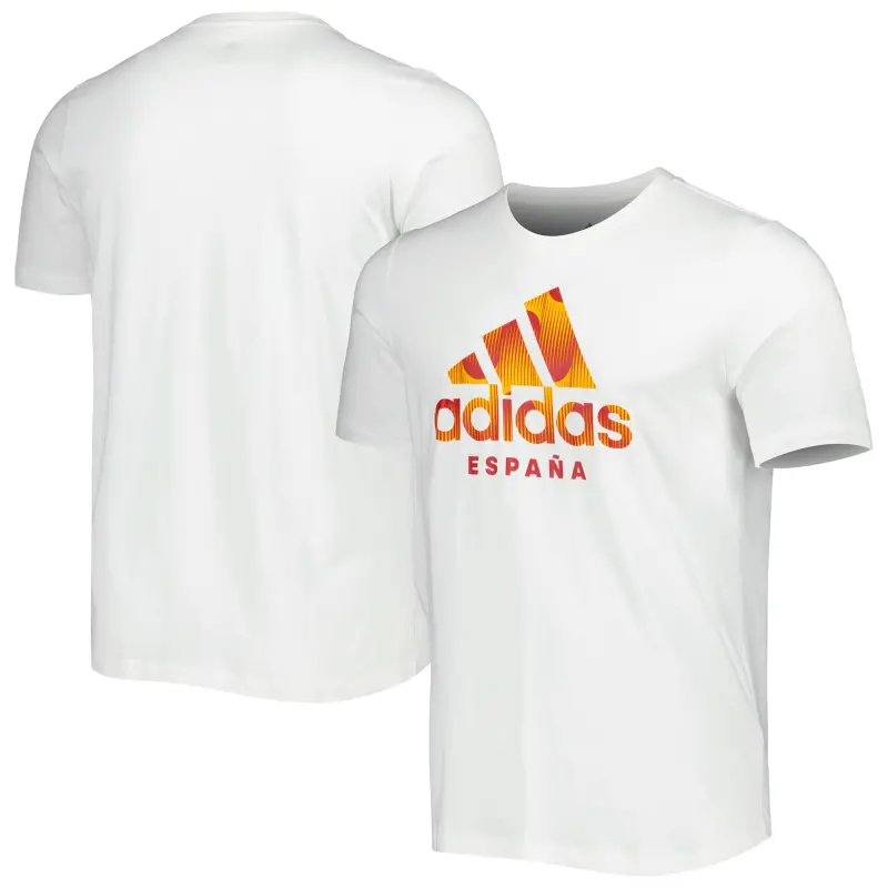 Scotland football Jerseys Spain National Team adidas DNA Graphic T-Shirt – White Collection – Official Soccer Apparel