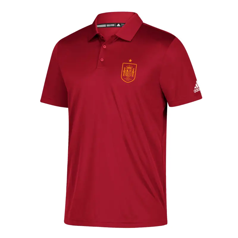 Scotland football Jerseys Spain National Team adidas Grind climalite Polo – Red Collection – Official Soccer Apparel