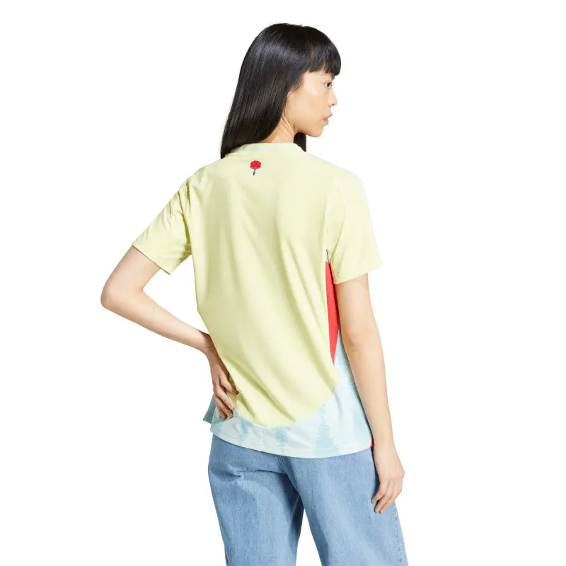 Scotland football Jerseys Spain National Team adidas Women’s 2024 Away Replica Jersey – Yellow Collection – Official Soccer Apparel