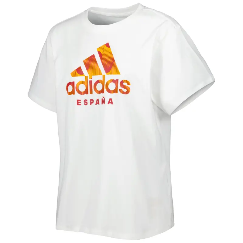 Scotland football Jerseys Spain National Team adidas Women’s DNA T-Shirt – White Collection – Official Soccer Apparel